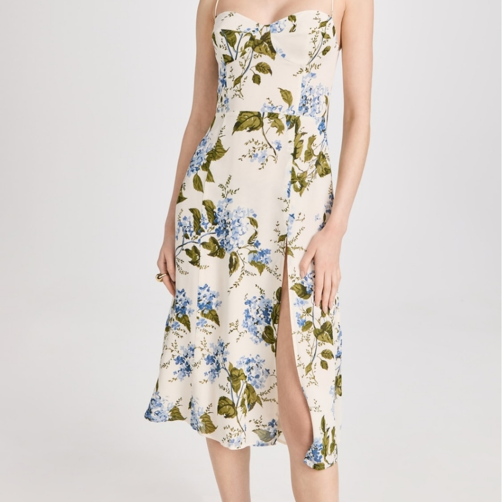 Like New Reformation Juliette Dress in Riveria Size 10